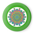 Rainbow Mandala Frisbee: Psychedelic Fun Accessories - Blululi