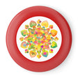 Rainbow Mandala Frisbee: Psychedelic Fun Accessories - Blululi