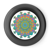 Rainbow Mandala Frisbee: Psychedelic Fun Accessories - Blululi
