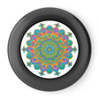 Rainbow Mandala Frisbee: Psychedelic Fun Accessories - Blululi