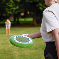 Rainbow Mandala Frisbee: Psychedelic Fun Accessories - Blululi