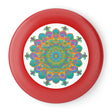 Rainbow Mandala Frisbee: Psychedelic Fun Accessories - Blululi