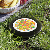 Rainbow Mandala Frisbee: Psychedelic Fun Accessories - Blululi