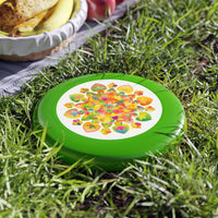 Rainbow Mandala Frisbee: Psychedelic Fun Accessories - Blululi
