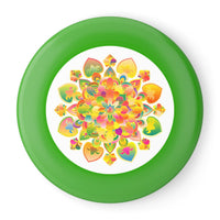 Rainbow Mandala Frisbee: Psychedelic Fun Accessories - Blululi