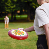 Rainbow Mandala Frisbee: Psychedelic Fun Accessories - Blululi
