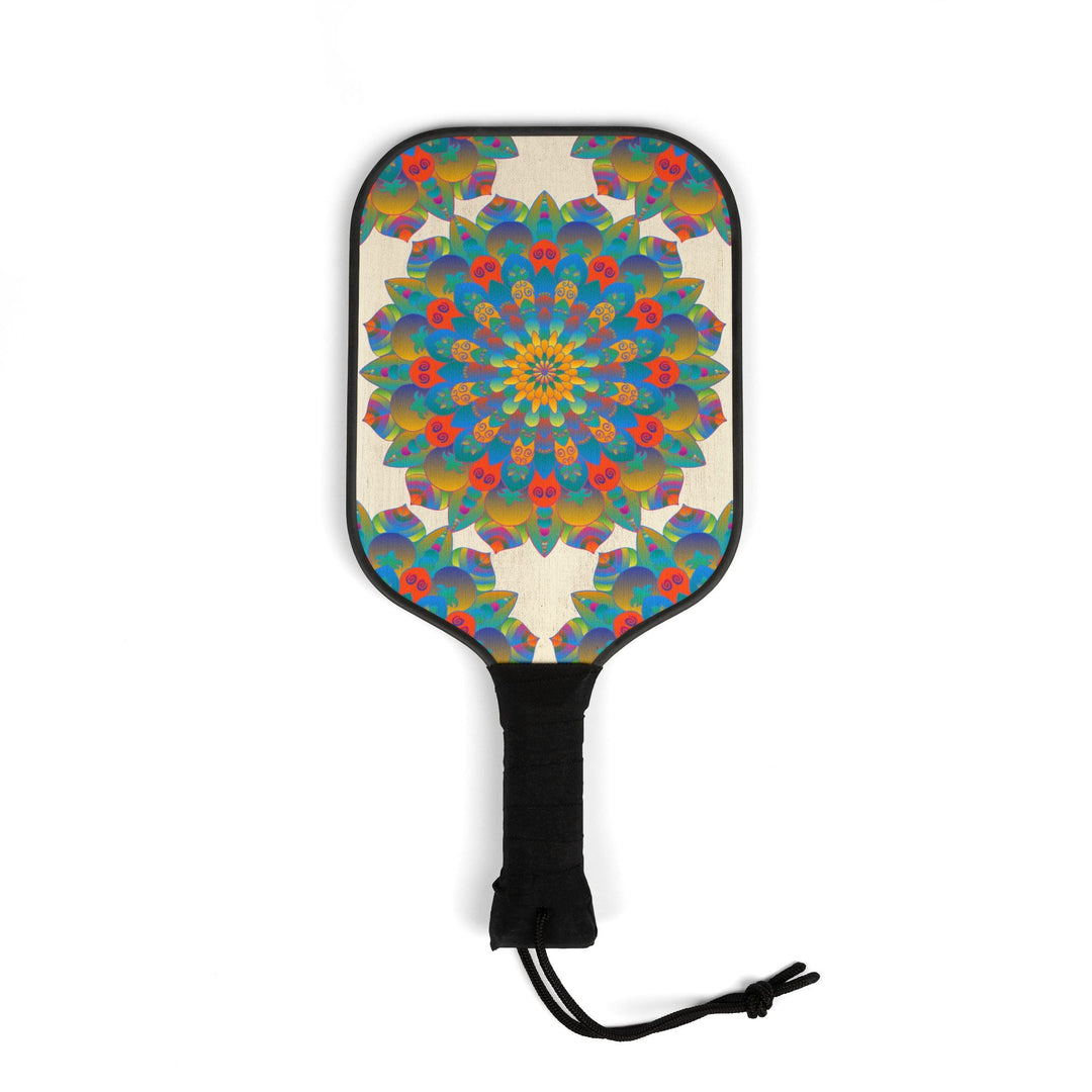 Rainbow Mandala Pickleball Kit Accessories - Blululi