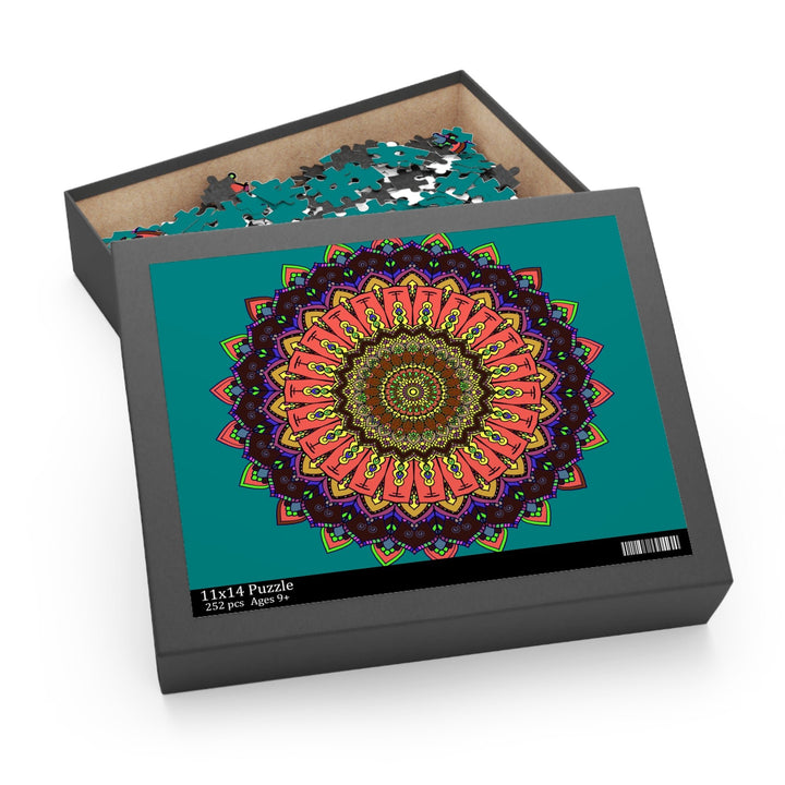 Rainbow Mandala Puzzle - 252 & 500 Pieces Puzzle - Blululi