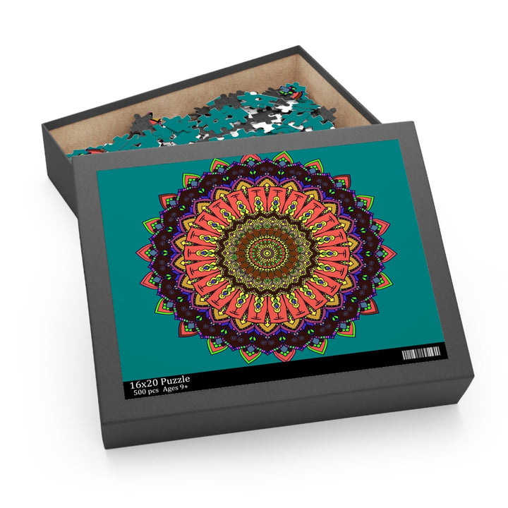 Rainbow Mandala Puzzle - 252 & 500 Pieces Puzzle - Blululi