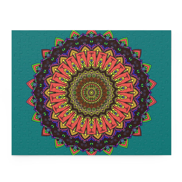 Rainbow Mandala Puzzle - 252 & 500 Pieces Puzzle - Blululi