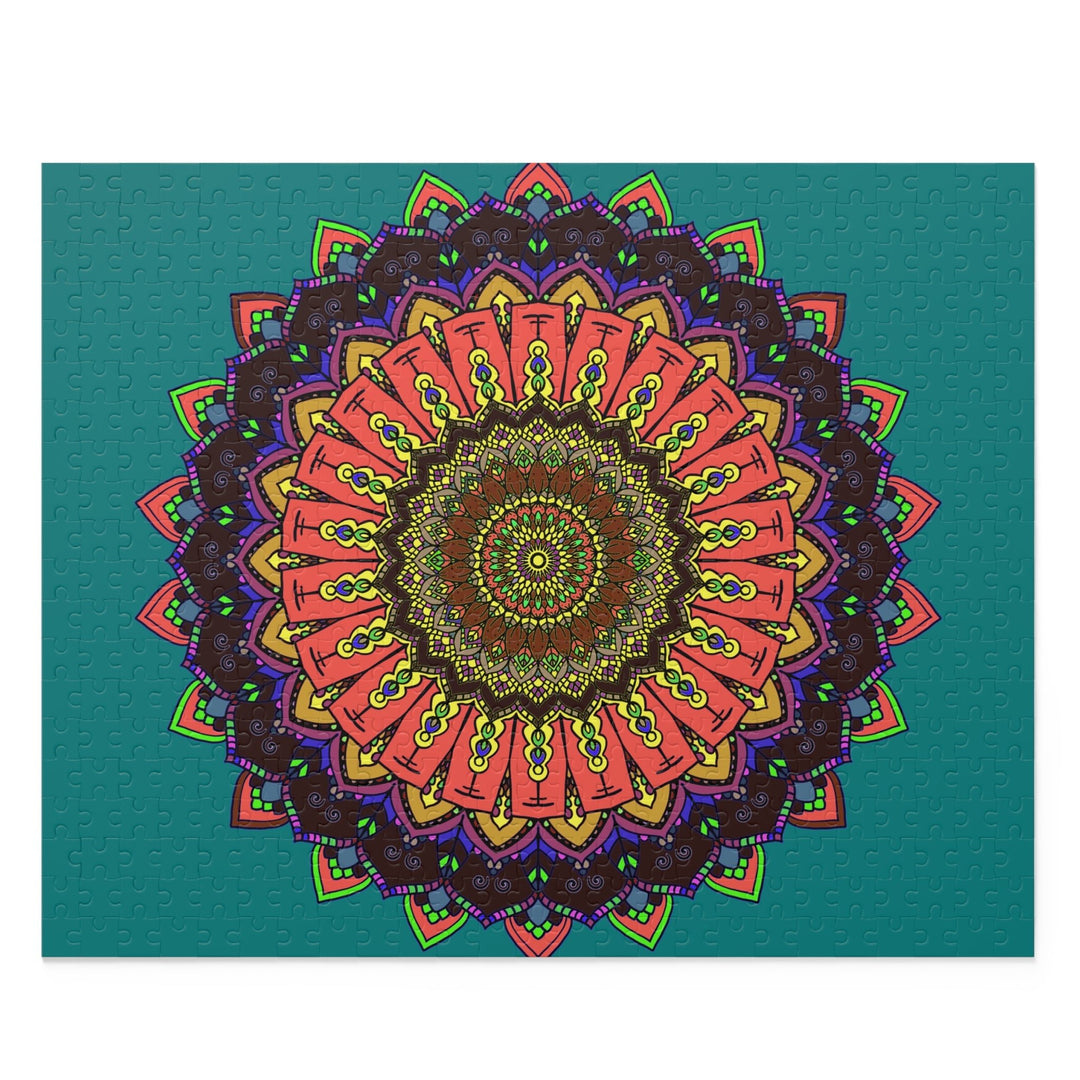 Rainbow Mandala Puzzle - 252 & 500 Pieces Puzzle - Blululi