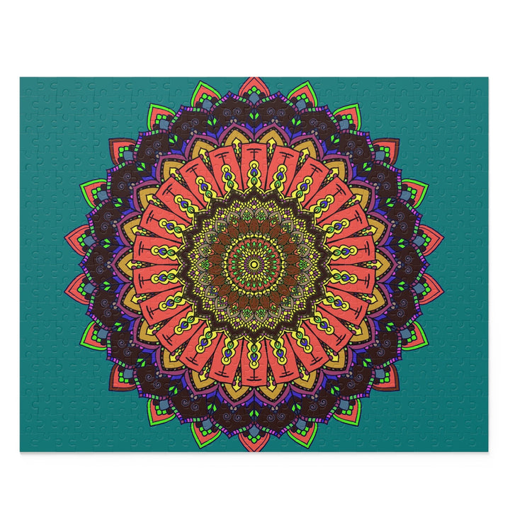 Rainbow Mandala Puzzle - 252 & 500 Pieces Puzzle - Blululi