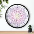 Rainbow Mandala Wall Clock Home Decor - Blululi