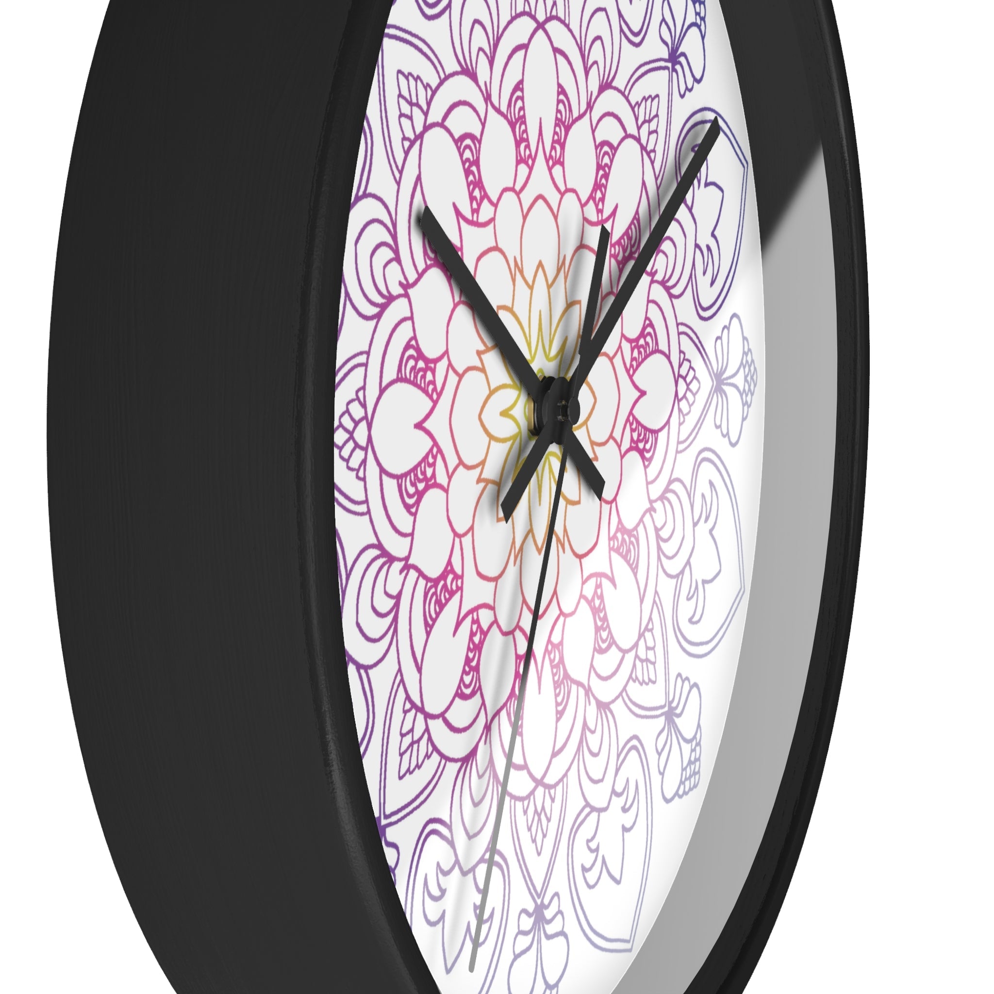 Rainbow Mandala Wall Clock Home Decor - Blululi