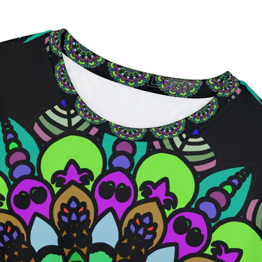 Rainbow Mandala Women's Short Sleeve T-Shirt All Over Prints - Blululi