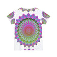 Rainbow Mandala Women's Short Sleeve T-Shirt All Over Prints - Blululi