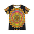 Rainbow Mandala Women's Short Sleeve T-Shirt All Over Prints - Blululi