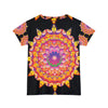 Rainbow Mandala Women's Short Sleeve T-Shirt All Over Prints - Blululi