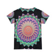 Rainbow Mandala Women's Short Sleeve T-Shirt All Over Prints - Blululi
