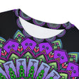 Rainbow Mandala Women's Short Sleeve T-Shirt All Over Prints - Blululi