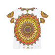 Rainbow Mandala Women's Short Sleeve T-Shirt All Over Prints - Blululi