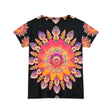 Rainbow Mandala Women's Short Sleeve T-Shirt All Over Prints - Blululi