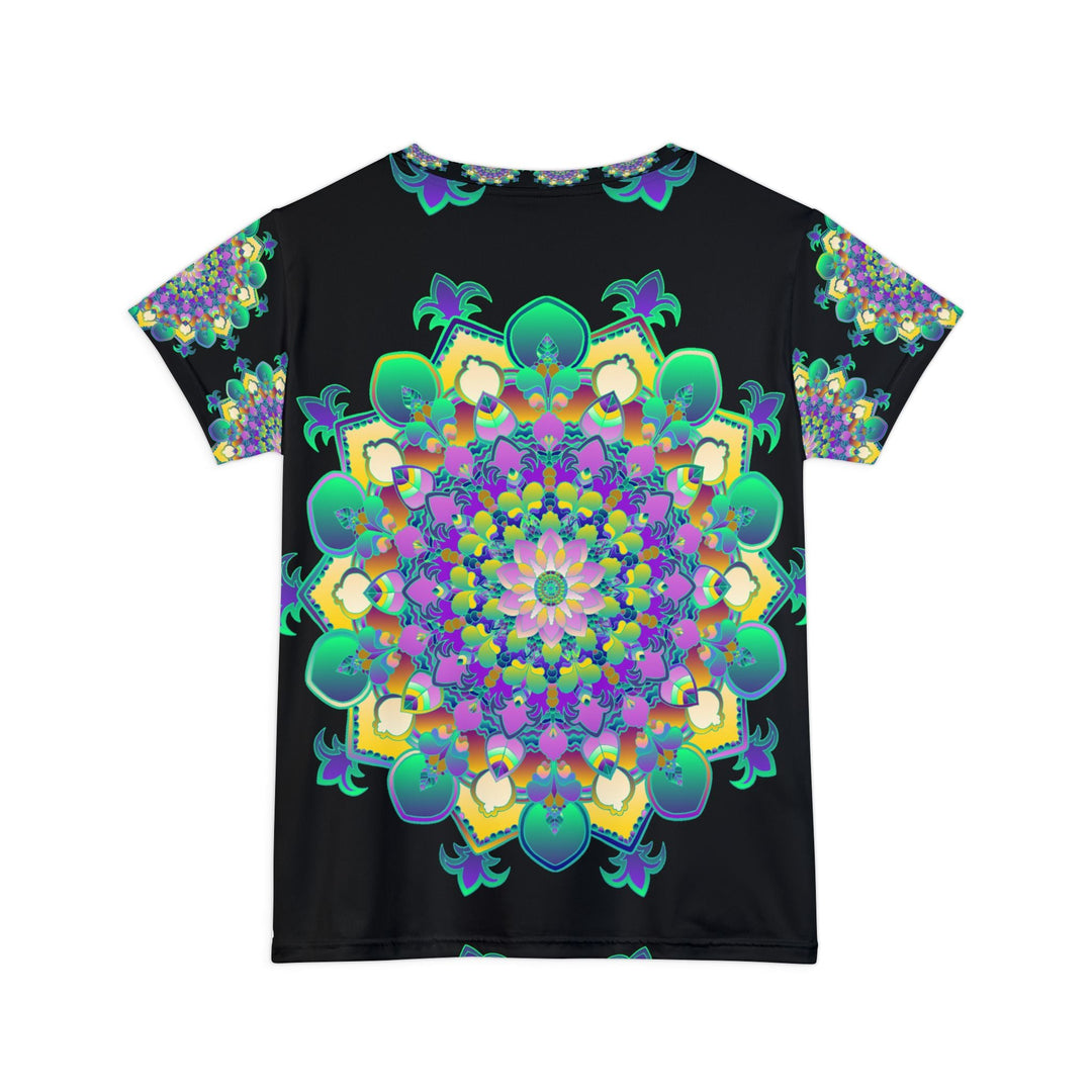 Rainbow Mandala Women's Short Sleeve T-Shirt All Over Prints - Blululi