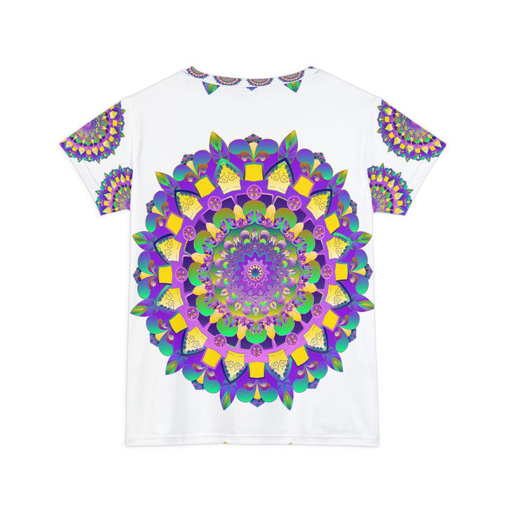 Rainbow Mandala Women's Short Sleeve T-Shirt All Over Prints - Blululi