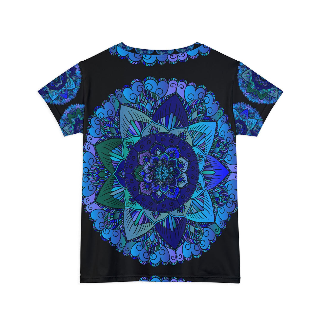 Rainbow Mandala Women's Short Sleeve T-Shirt All Over Prints - Blululi