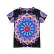Rainbow Mandala Women's Short Sleeve T-Shirt All Over Prints - Blululi