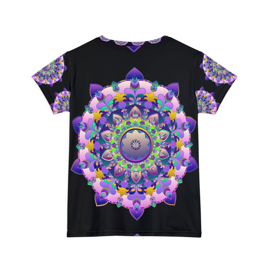 Rainbow Mandala Women's Short Sleeve T-Shirt All Over Prints - Blululi