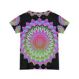 Rainbow Mandala Women's Short Sleeve T-Shirt All Over Prints - Blululi