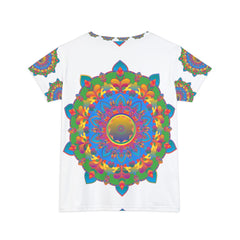 Rainbow Mandala Women's Short Sleeve T-Shirt All Over Prints - Blululi