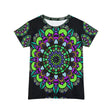 Rainbow Mandala Women's Short Sleeve T-Shirt All Over Prints - Blululi