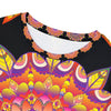 Rainbow Mandala Women's Short Sleeve T-Shirt All Over Prints - Blululi