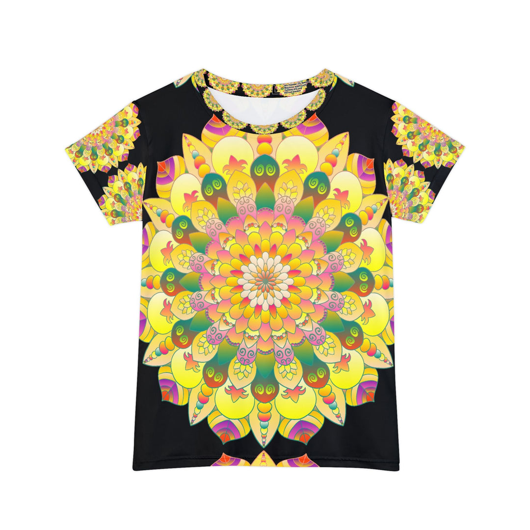 Rainbow Mandala Women's T-Shirt - Boho Art All Over Prints - Blululi