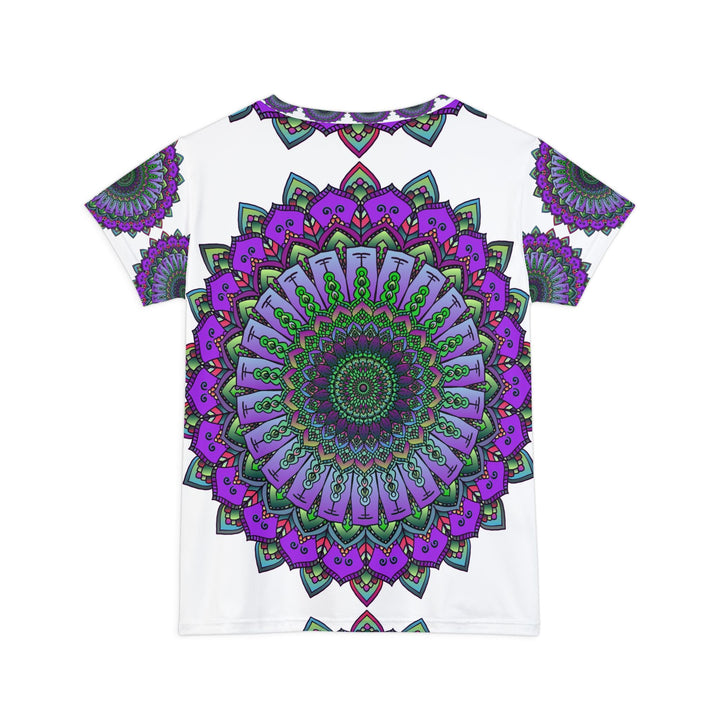 Rainbow Mandala Women's T-Shirt - Boho Art All Over Prints - Blululi