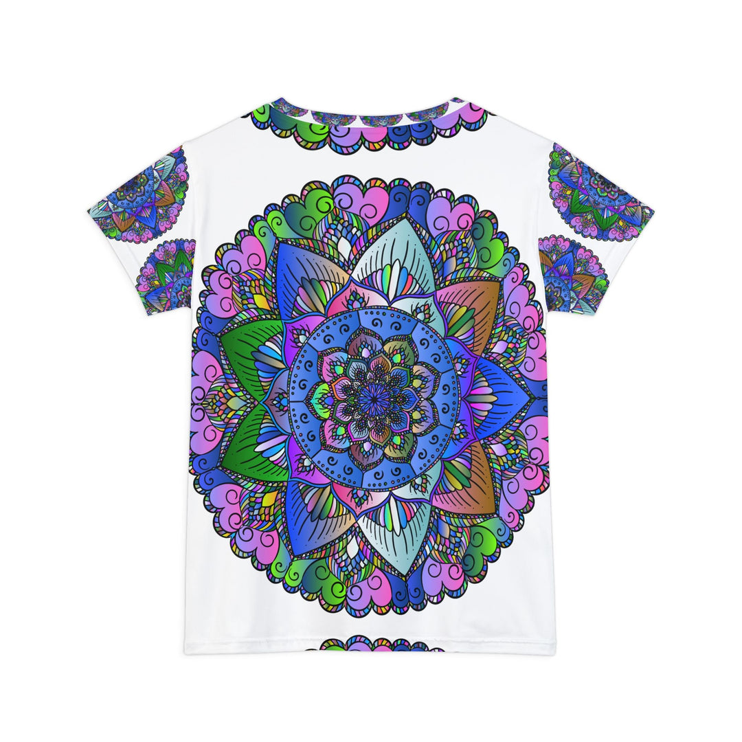 Rainbow Mandala Women's T-Shirt - Boho Art All Over Prints - Blululi