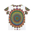 Rainbow Mandala Women's T-Shirt - Boho Chic All Over Prints - Blululi