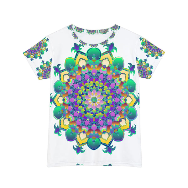 Rainbow Mandala Women's T-Shirt - Boho Vibes All Over Prints - Blululi