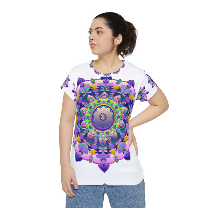 Rainbow Mandala Women's T-Shirt - Boho Vibes All Over Prints - Blululi