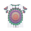 Rainbow Mandala Women's T-Shirt - Colorful Art All Over Prints - Blululi