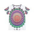 Rainbow Mandala Women's T-Shirt - Colorful Art All Over Prints - Blululi