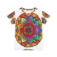 Rainbow Mandala Women's T-Shirt - Colorful & Boho All Over Prints - Blululi