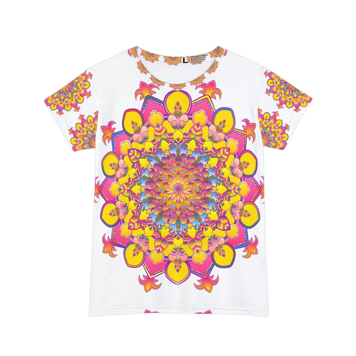 Rainbow Mandala Women's T-Shirt - Colorful & Boho All Over Prints - Blululi