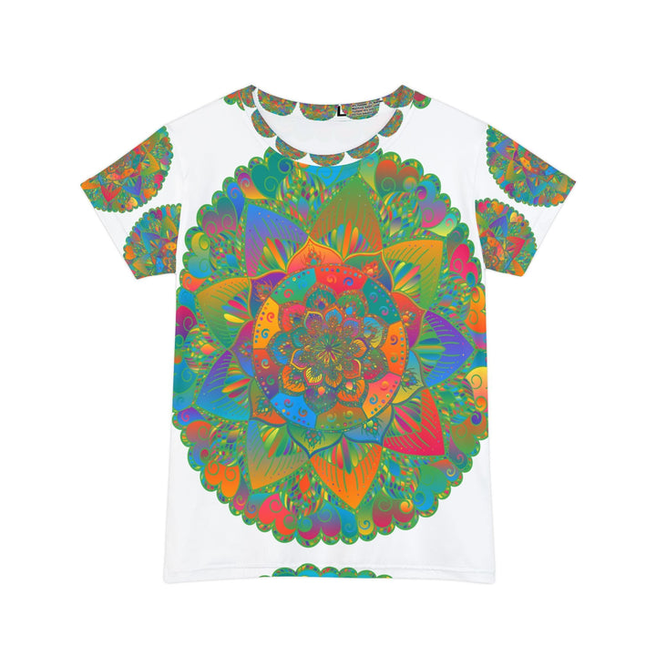 Rainbow Mandala Women's T-Shirt - Colorful & Boho All Over Prints - Blululi