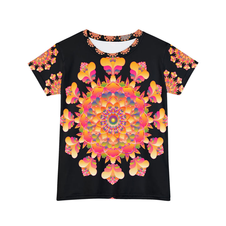 Rainbow Mandala Women's T-Shirt - Colorful Design All Over Prints - Blululi