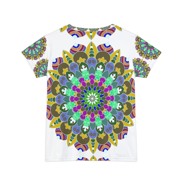 Rainbow Mandala Women's T-Shirt - Colorful & Intricate All Over Prints - Blululi