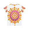 Rainbow Mandala Women's T-Shirt - Colorful & Intricate All Over Prints - Blululi