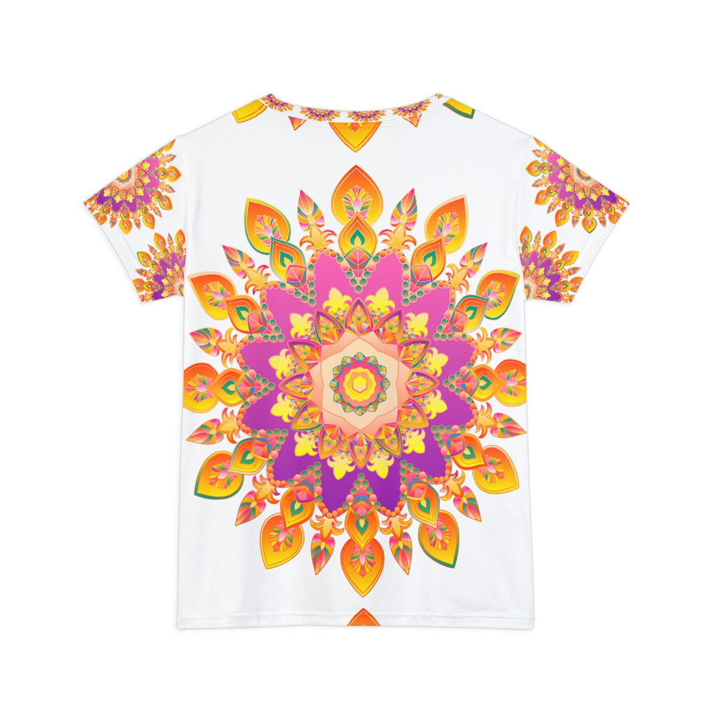 Rainbow Mandala Women's T-Shirt - Colorful & Intricate All Over Prints - Blululi